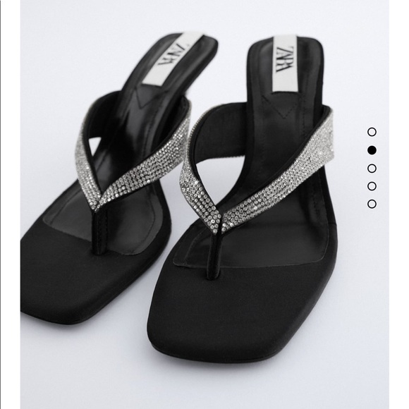 Zara sparkly sandals bloggers favorite - Picture 5 of 10